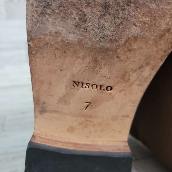 Women's Nisolo Handmade Brown Leather Lace Up Chukka Boots Size 7 - Picture 10 of 10